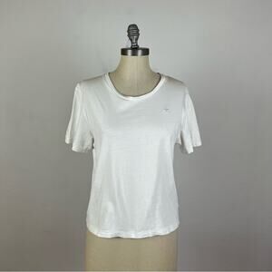 Federation White Logo Crew Neck Tee